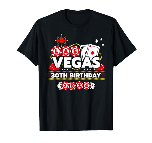 Vegas 30th Birthday T-Shirt 2024