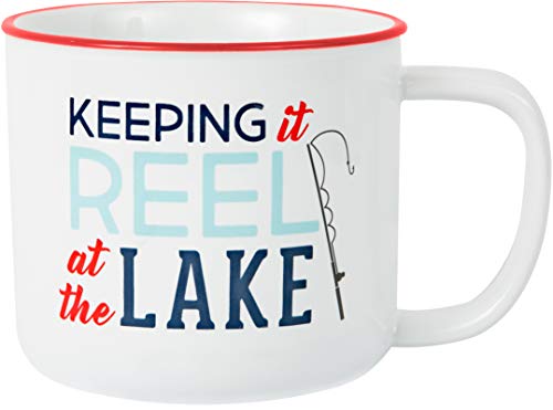 Taza de cerámica Pavilion 17 oz azul miniatura 1