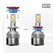 X AUTOHAUX 2pcs H11 LED Headlight Adapter Base Bulb Sockets Retainer Holder Universal for Car Blue