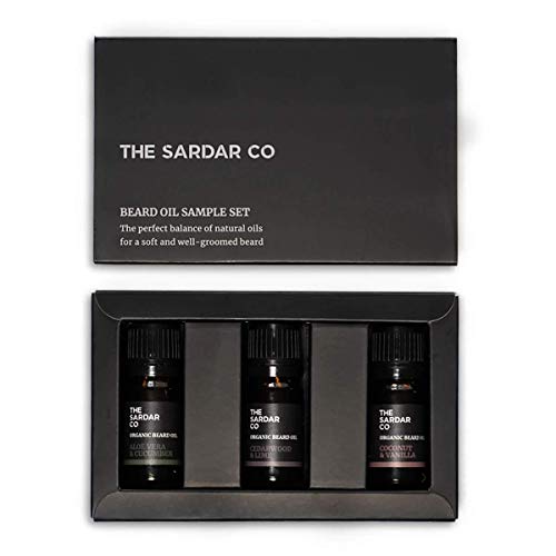 PREMIUM BEARD OIL SAMPLE SET | 3 of The Best Oils for Beard Growth, Conditioning & Softening