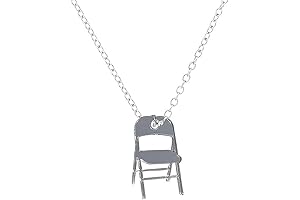 Miniature Folding Chair Charm Necklace