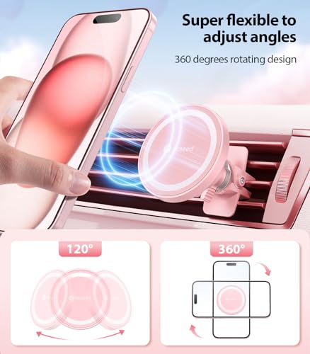 Image of VICSEED for MagSafe Car Mount [Strongest Magnet Power] Car Phone Holder