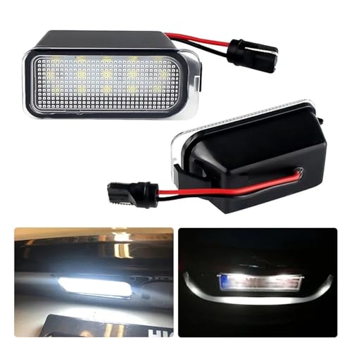 Luz de matrícula para KUGA y Mondeo MK4 MK5 con iluminación LED de 2 piezas 2