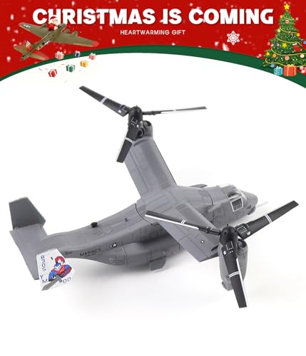 Avión V-22 Osprey kit de metal militar fundido 1/144 miniatura armada coleccionable 7