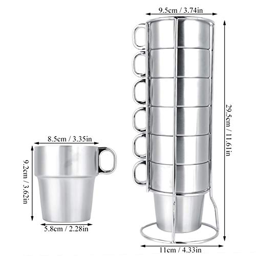 Copo de cerveja, copo com suporte para copos Copo de café resistente e durável, acampamento ao ar li