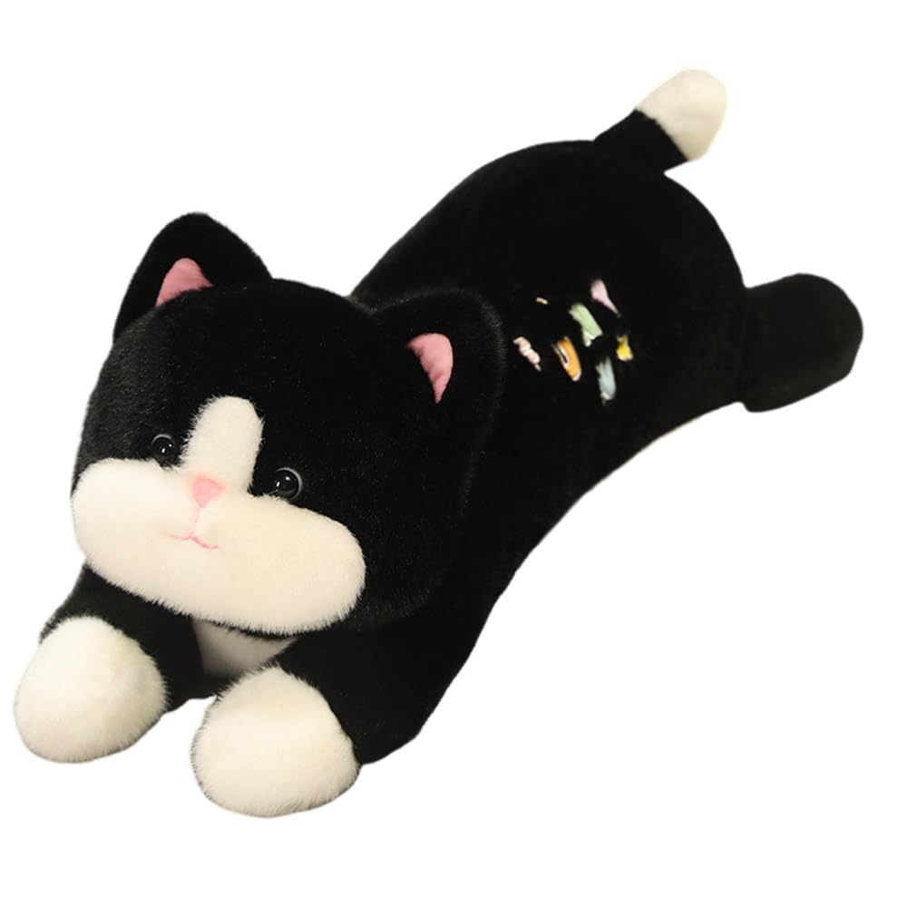 Kawaii Long Cat Cushion Plush Cat Plush Toy Giant Cat Plush Toy Gift for Kids 60cm