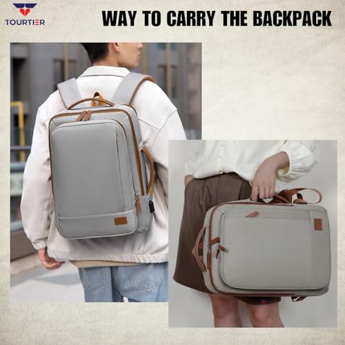 Image of Stylish Laptop Backpack for Men & Women with USB Charging Port, Compatible Laptop 15.5-inch