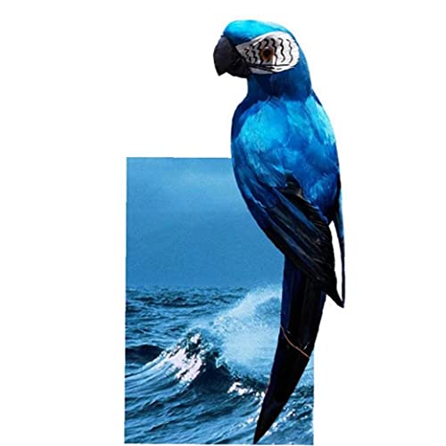 Perroquet artificiel coloré oiseau de simulation décoratif pour maison et jardin - 4