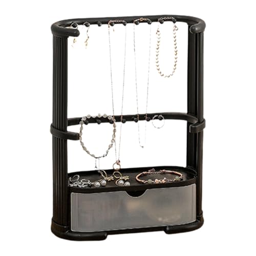 Torre de anillos de pulsera, soporte de exhibición de joyas, torre de joyería escalonada, cajón de soporte de joyas, soporte para pulseras de anillos, torre de exhibición de collares, cajón de torre