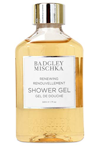 Badgley Mischka 1.7floz/50mL Body Wash Toiletries for Bathroom, Guests, Hotels, Motels, and Lodging (30 pack)