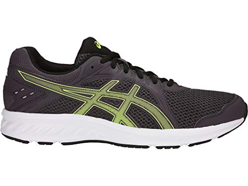 ASICS Men's Jolt 2 Running Shoes, 9.5M, Dark Grey/Hazard Green