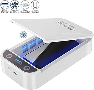UV Light Sanitizer Portable UV Cell Phone Sterilizer with Aroma Diffuser UV Sanitizer