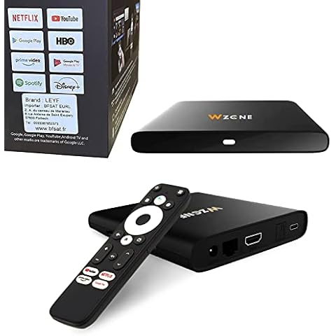 LEYF 4K Android TV Box con licencia original y múltiples puertos de entrada-salida Cover