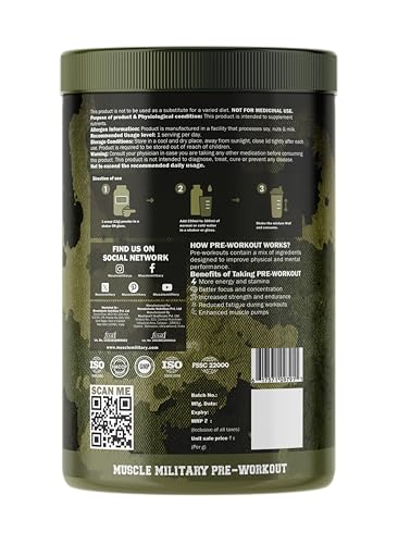 Image of Shotgun Pre-Workout | 360g (30 Servings) | 200mg Caffeine, 4000mg Beta-Alanine, 3000mg L-Arginine | Fruit Punch | Focus, Energy & Muscle Pump Booster for Men & Women