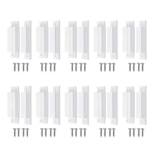 Image of MC-31 Surface Mount Wired NC Door Contact Sensor Alarm Magnetic Reed Switch White 10pcs