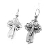Produktbild NKlaus Kettenanhänger Jesus Kreuz 925 Silber Orthodoxe Anhänger Glaubenssymbol K06