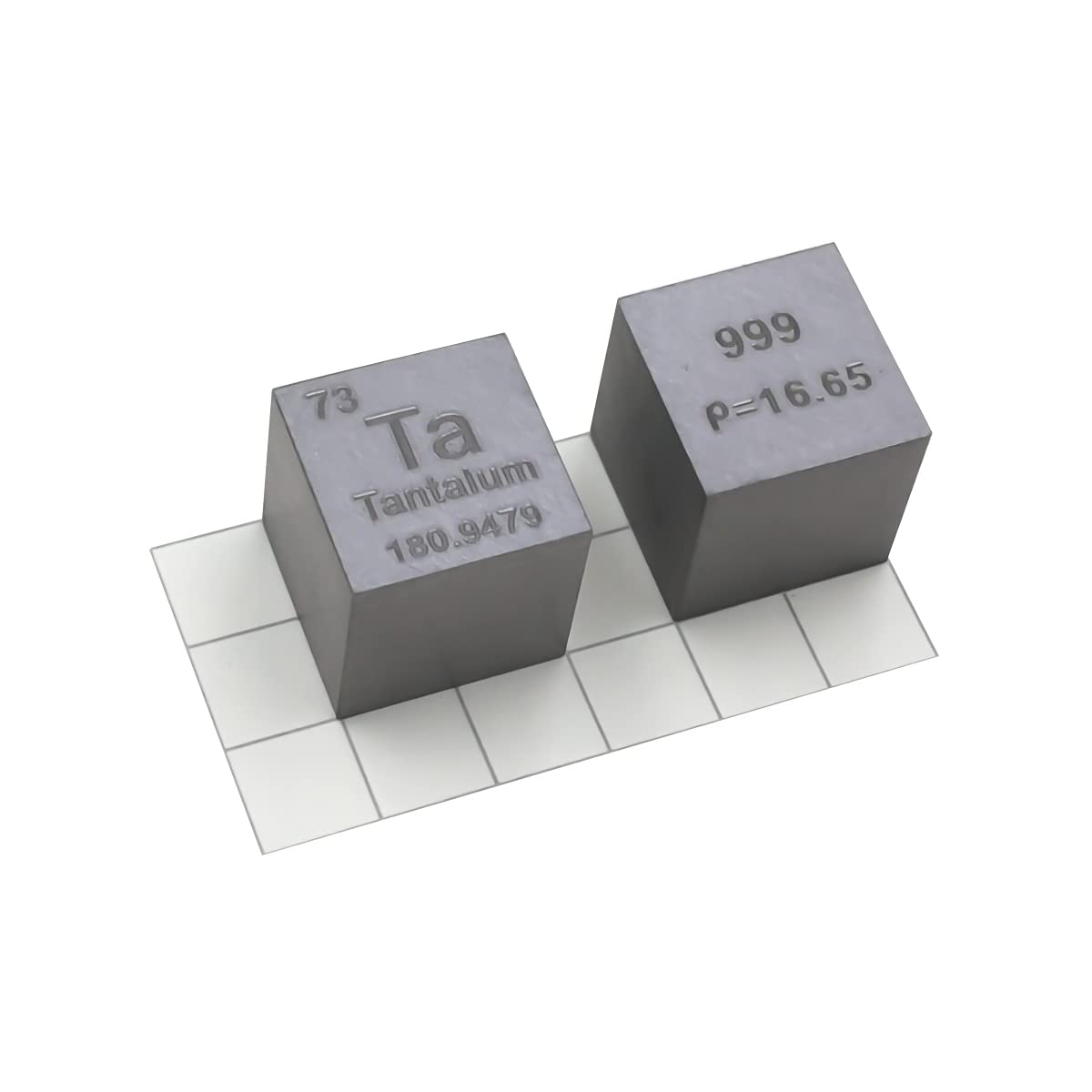 Cube de tantale de haute pureté pour expériences et laboratoires de physique
