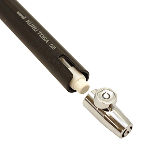 Image of Pilot Uni Kurutoga with Rubber Grip Mechanical Pencil 0.5mm, Black (M56561P.24)