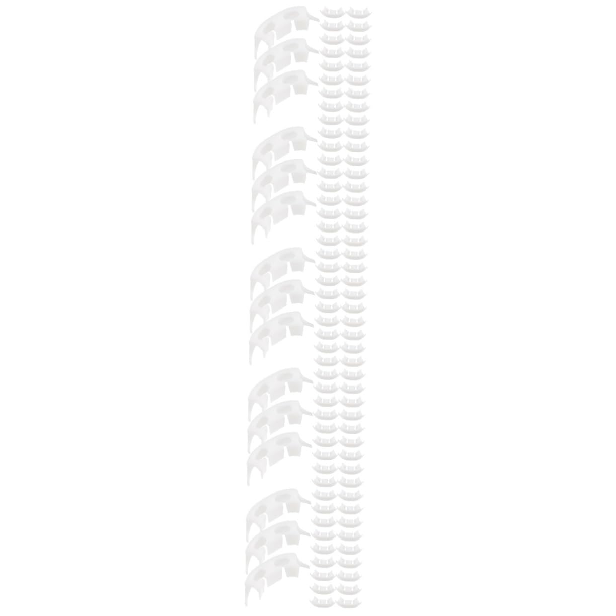 5 Set Clip di Pomodoro Supporti per Presa Clip di Verdure Riutilizzabile Posta in Gioco Fitosanitario Piante Piantare Clip Trainer Clip in Plastica da Giardino Bianca 100 Pezzi*5