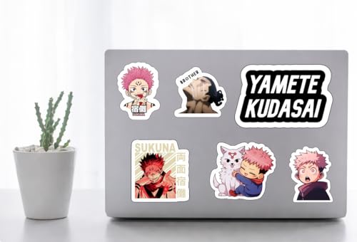 Image of Jujutsu Kaisen Stickers for Kids & Teens - Vinyl Decals | Waterproof Stickers for Laptops, Water Bottles, Bikes