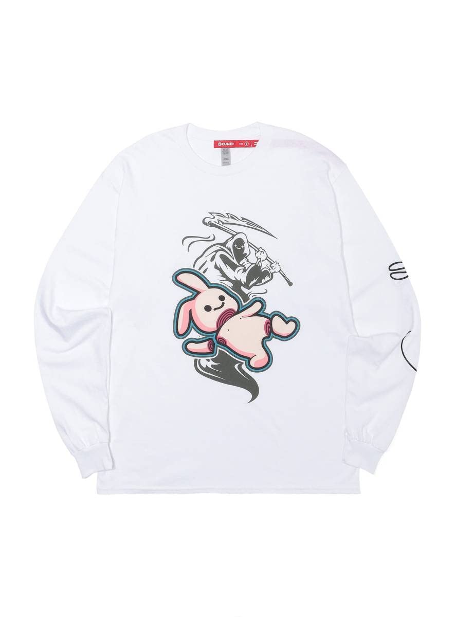 Amazon.co.jp: Tシャッ CUNE/CUNE LS Tee 死神 ロングTシャツ