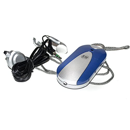 Auto Scan Radio UKW Empfänger mit Kopfhörern und LED Beleuchtung, Mini Radio Cover