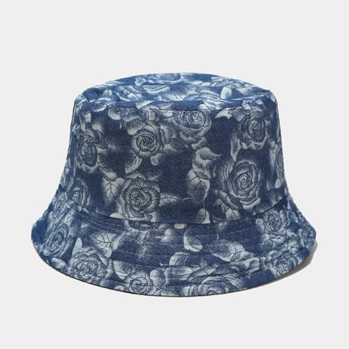 Image of Quanhaigou Bucket Hat for Men Women,Packable Reversible Printed Sun Hats,Fisherman Outdoor Summer Travel Hiking Beach Caps