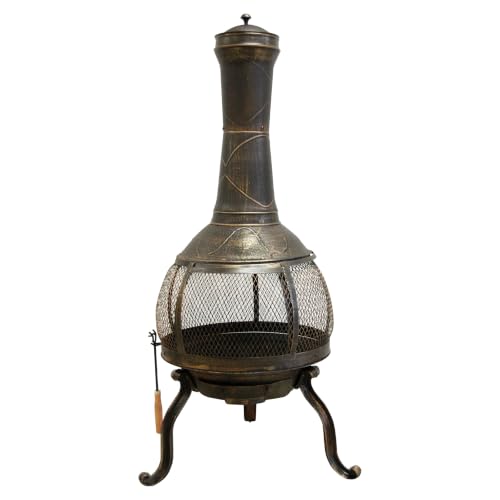 Deckmate Sonora Outdoor Chimenea Fireplace Model 30199
