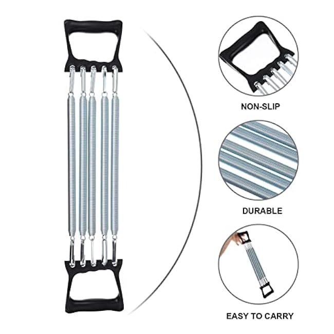 Arm Weight Pulling Practical Tool Exerciser Pull Steel Puller Hand System Equipments Spring Shoulder Home Ropes Expander Travel Gym Exercise Resistance Trainer Workout Training
