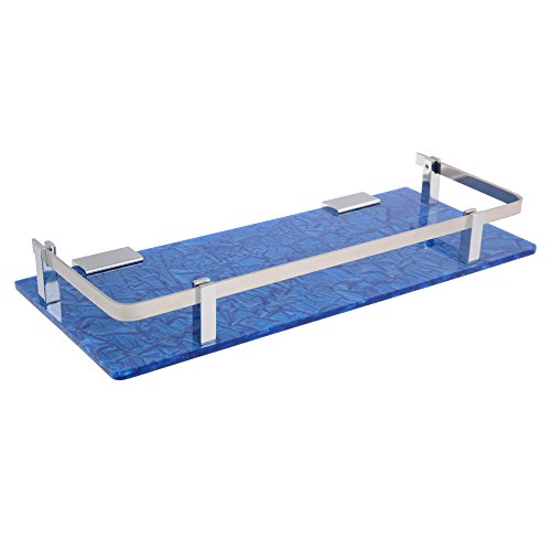 Horseway Acrylic Wall Mount Shelf (Blue-12x5)