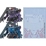 蛍光!! HG RG EG MG PG RE HiRM ロボット MS ディテールアップ用水転写式デカール (HG 1/144 GQuuuuuuX リック・ドム ガイア機/オルテガ機/シャリア機用) [並行輸入品]