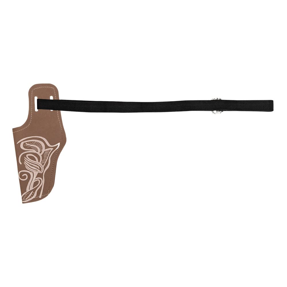 Boland 54383 Zestaw kowbojski (pistolet i pasek z uzdrą), wielokolorowy, 23 cm / 100 cm