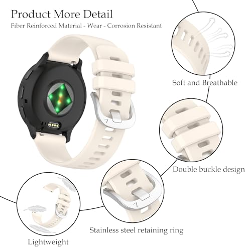 Correas compatibles para Garmin Vívoactive 6 silicona suave miniatura 4