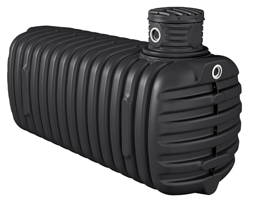 4rain Promo Erdtank 4100 Liter mit Schachtverlängerung - Regenwassertank für Haus und Garten, Frostsicher und Nachhaltig, Einfacher Einbau, Kinder und Sicherungsdeckel