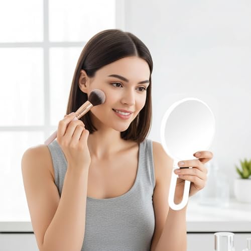 Espejo para maquillaje redondo 50X con soporte ajustable miniatura 6