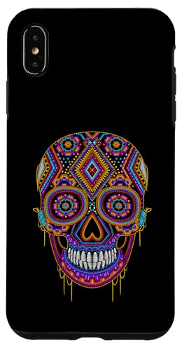Dia de Los Muertos Floral Sugar Skull Mexico Day of The Dead �X�}�z�P�[�X iPhone XS Max �p