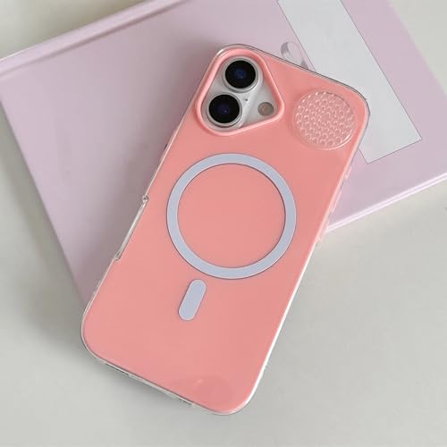 Coque iPhone 16 Pro rose pêche pour styliser vos tenues d'été