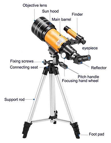 Telescopio refractor monocular para niños y adultos miniatura 3