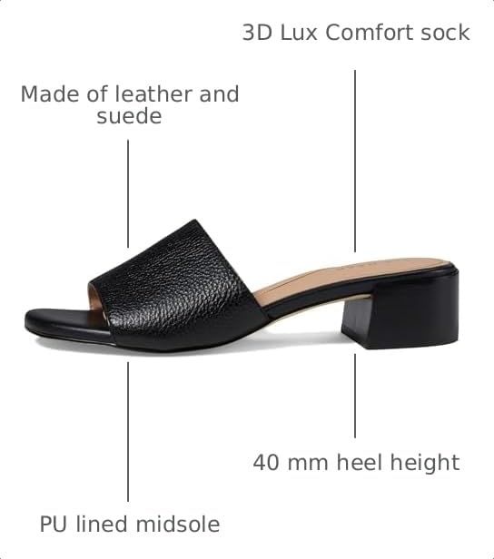 Image of Cole Haan womens Calli Single Band Block Heel Sandal 40 Mm