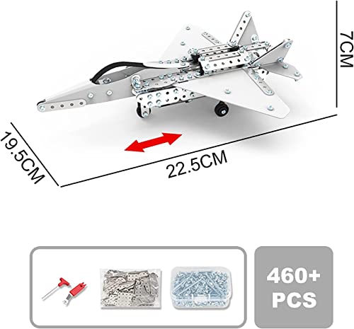 OPO 10 - Metal construction set, to assemble, reproduction of combat aircraft compatible with Grumman F-14 TOP GUN - Image 4