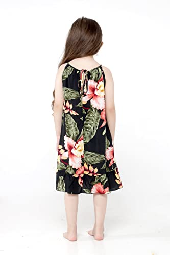 Image of Family Matching Hawaiian Clothes, Black Rafelsia
