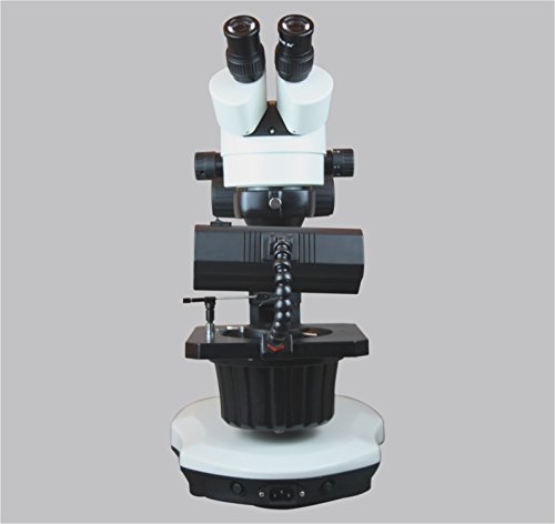 Radical Gem Testing Gemology Darkfield 7-90X Zoom Stereo Led Microscope With Darkfield And Camera Port