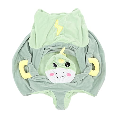 Baby Support Seat,Baby Floor Seat Learn to Sit Lounger Cover Cute Plush Baby Learning Sitting Chair Cover for Infants Toddler (Only Cover, No Filling)(Green Dinosaur)