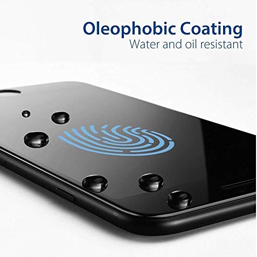 Image of DD SON Screen Protector Full Glue Coverage Edge to Edge Tempered Glass for Redmi Note 8 pro (2019) (Black)