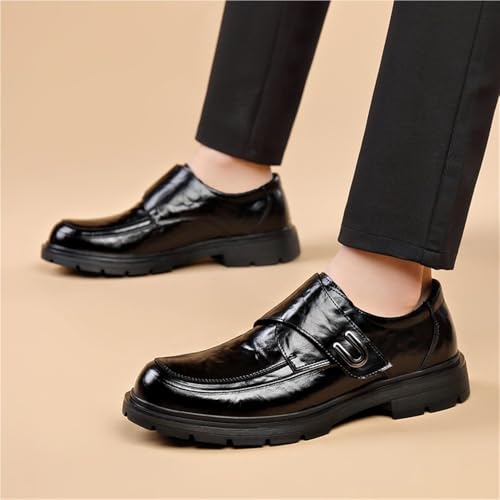 Men's Business Casual Oxford Shoes Soft Leather Breathable Lace Up British Style Formal Work Dress Shoes for Office Daily2