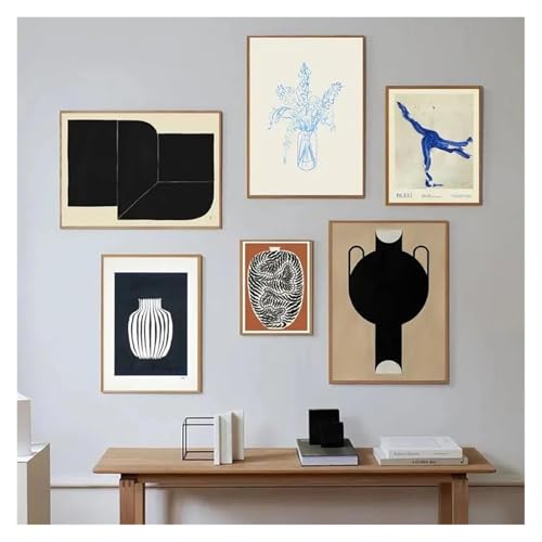 Affiches d'art géométriques salon tableau nordique citron - 4