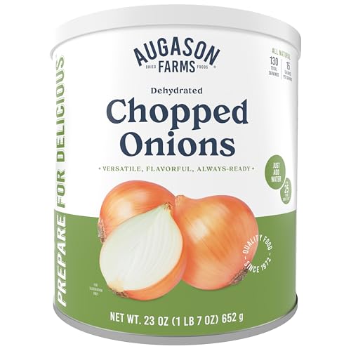 Augason Farms Dehydrated Chopped Onions Can