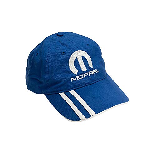 Chapeau homme Mopar avec casquette trucker coton bleu et blanc stripes