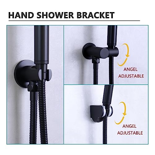 Accessoires noir et douchette blanche pour résoudre le manque de pression