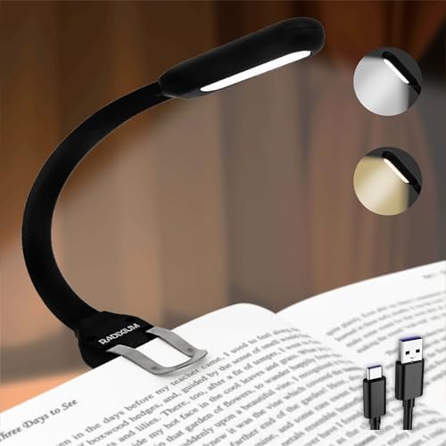 somisgarden Rechargeable Book Light for Reading in Bed, 4 Color ...